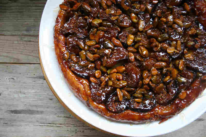 Fig-Pistachio Tarte Tatin