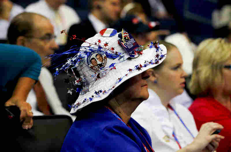 Judith Couri, a delegate from Waukesha, Wis., before the convention's first big night.
