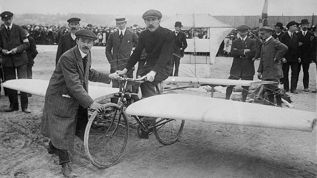 TIMELINE: The History of Human-Powered Flight : NPR