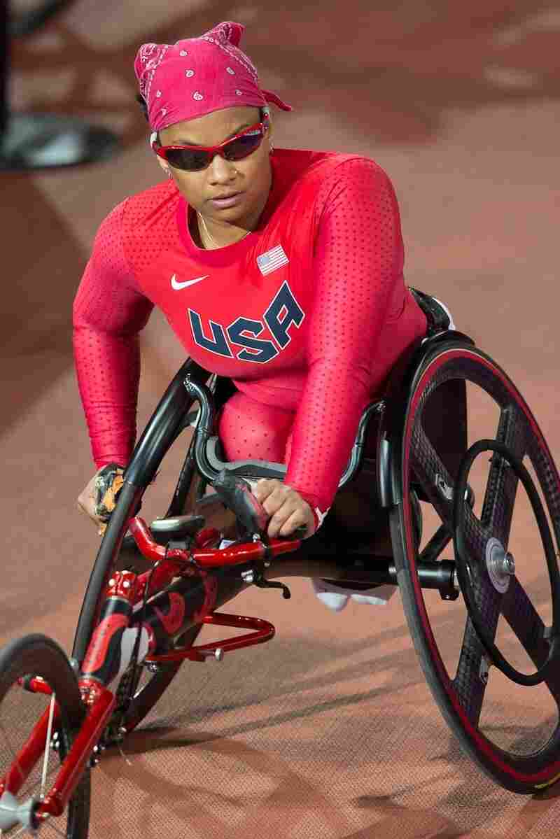 Forber-Pratt is competing in the 400-meter final at the Paralympics in London on Saturday.