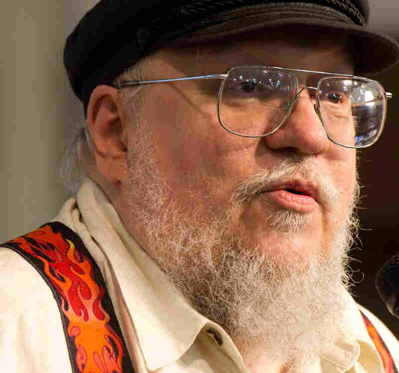 Author George R.R. Martin appears at a book signing for A Dance with Dragons in New York in July 2011.