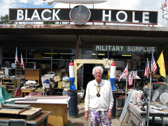 A Los Alamos Landmark, The 'Black Hole,' Is About To Disappear