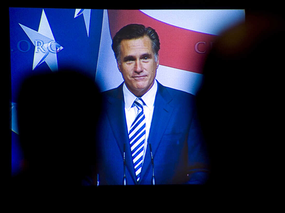 Former Massachusetts Gov. Mitt Romney at the Conservative Political Action Conference in 2010.