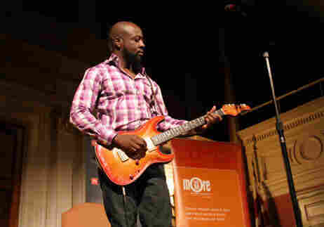 Wyclef Jean performed songs while at Sixth & I synagogue in Washington, D.C., to talk about his new book with Tell Me More Host Michel Martin.