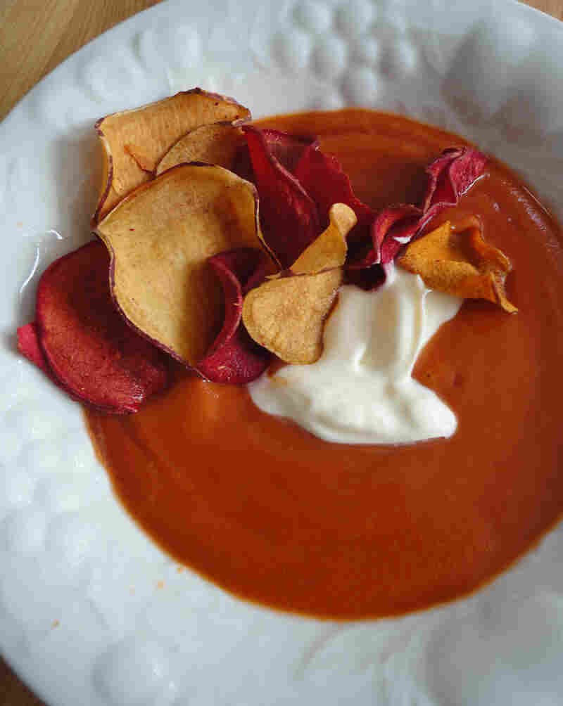 Roasted Pepper And Pear Soup