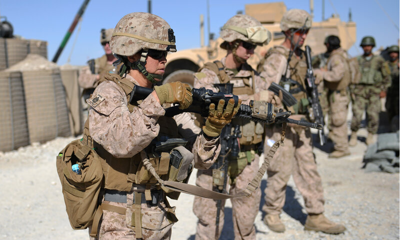 First Female Marines Take Combat Leadership Test Npr