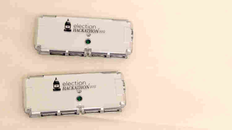 Election Hackathon thumb drives.