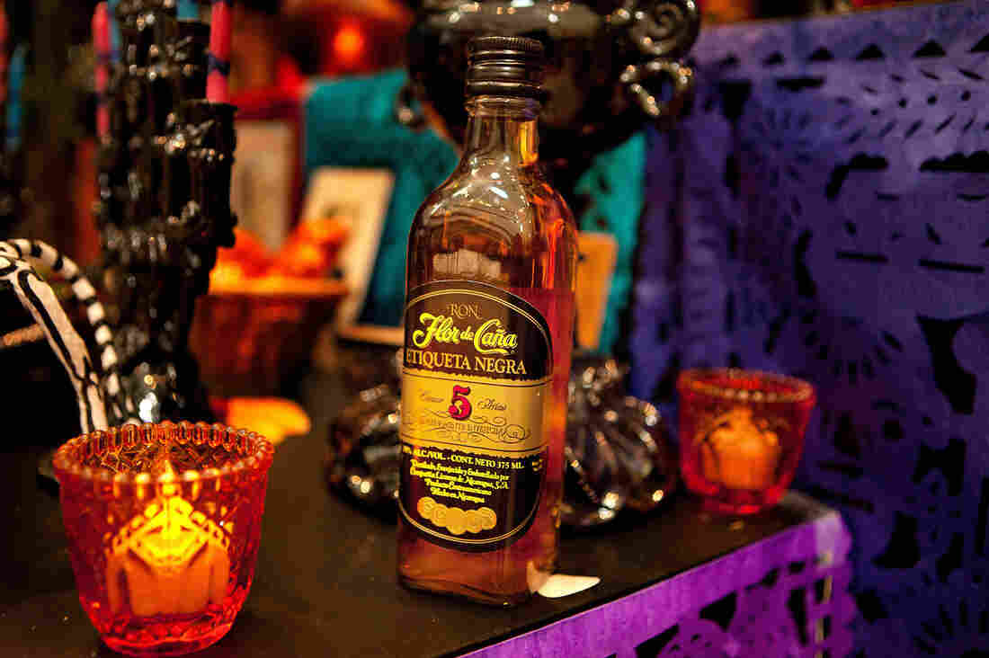 Alcohol: Is provided for visiting ancestral spirits to to toast their arrival. In pre-Columbian times, pulque, a beverage made from the sap of maguey or agave plant was reserved for special spiritual ceremonies. Today, any favorite alcoholic beverage can be used.