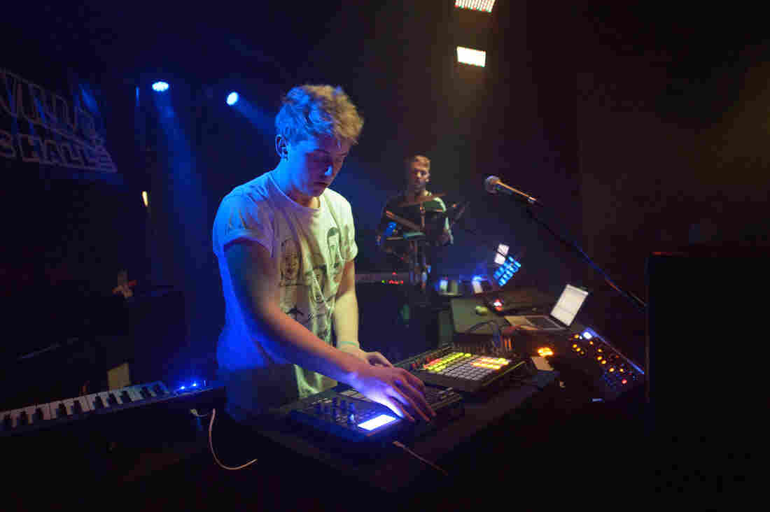 Disclosure performs live at Moogfest 2012.