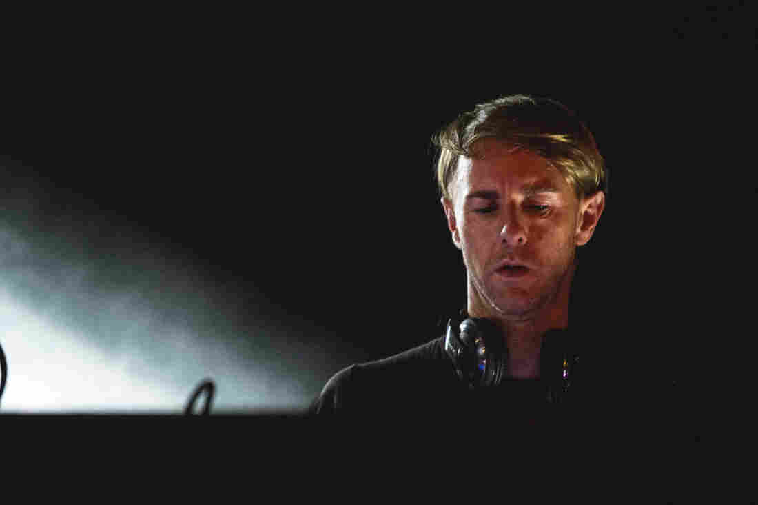 Richie Hawtin performs live at Moogfest 2012.