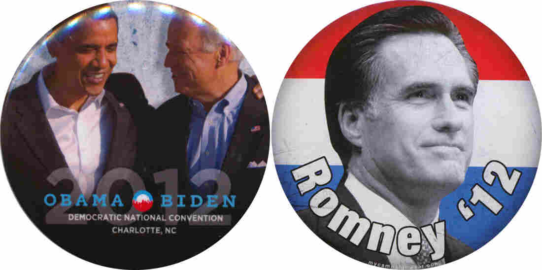 Obama Romney buttons
