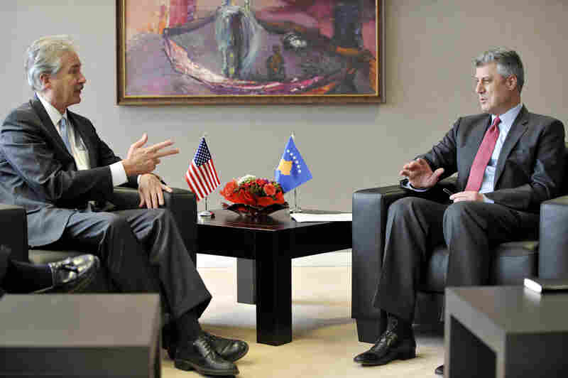 Deputy Secretary of State William Burns (left) could be up for a promotion.