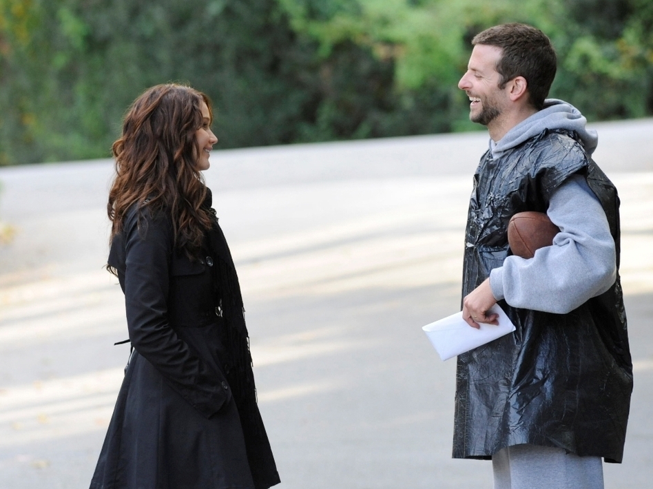 Cooper's character, Pat Solatano, meets Tiffany (Jennifer Lawrence) while trying to get his life together after being released from a state institution. (The Weinstein Company)