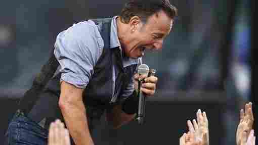 Springsteen performs at Fenway Park in Boston on Aug. 14, 2012.