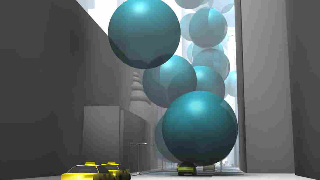 Taxis and bubbles.