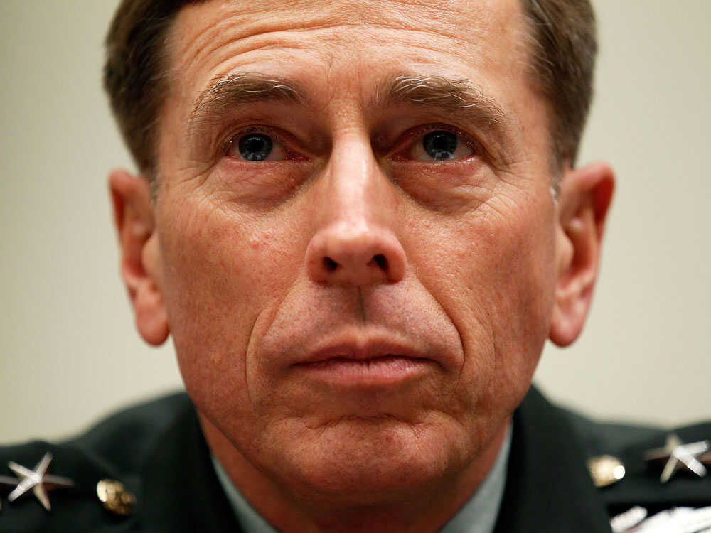 David Petraeus testifies during a hearing before the House Armed Services Committee in June 2010.