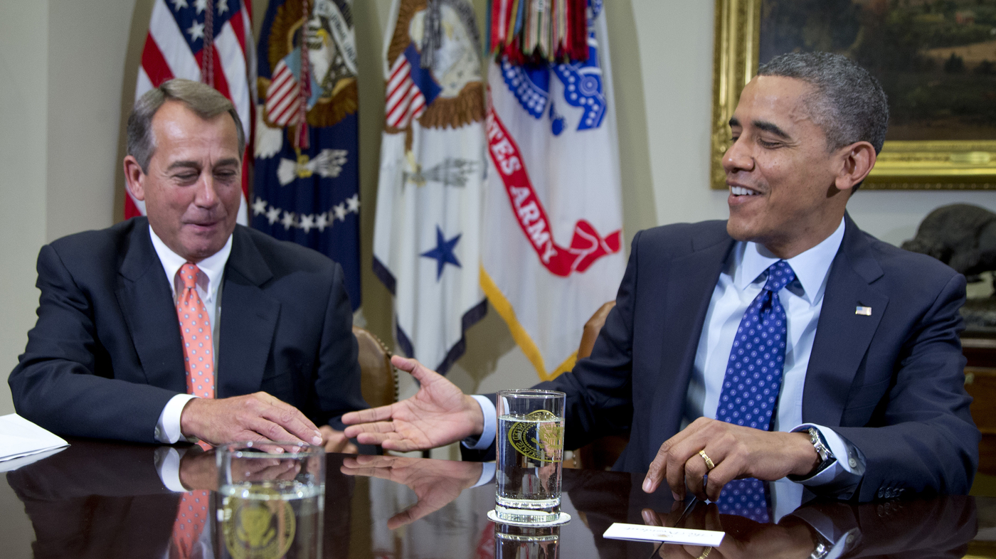 Solving Fiscal Cliff Math Might Come Down To Two : NPR