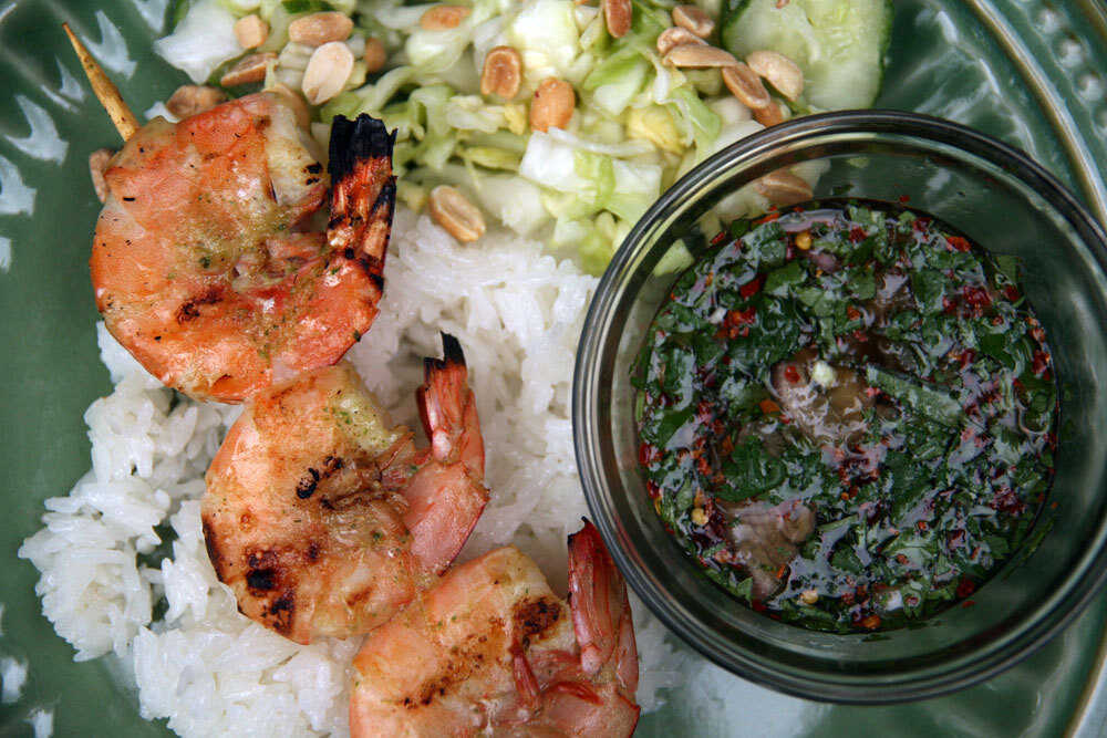 Cooked skewers