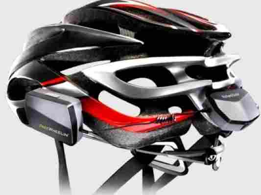 Bike helmet.