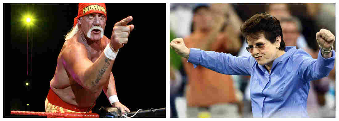Hulk Hogan and Billie Jean King