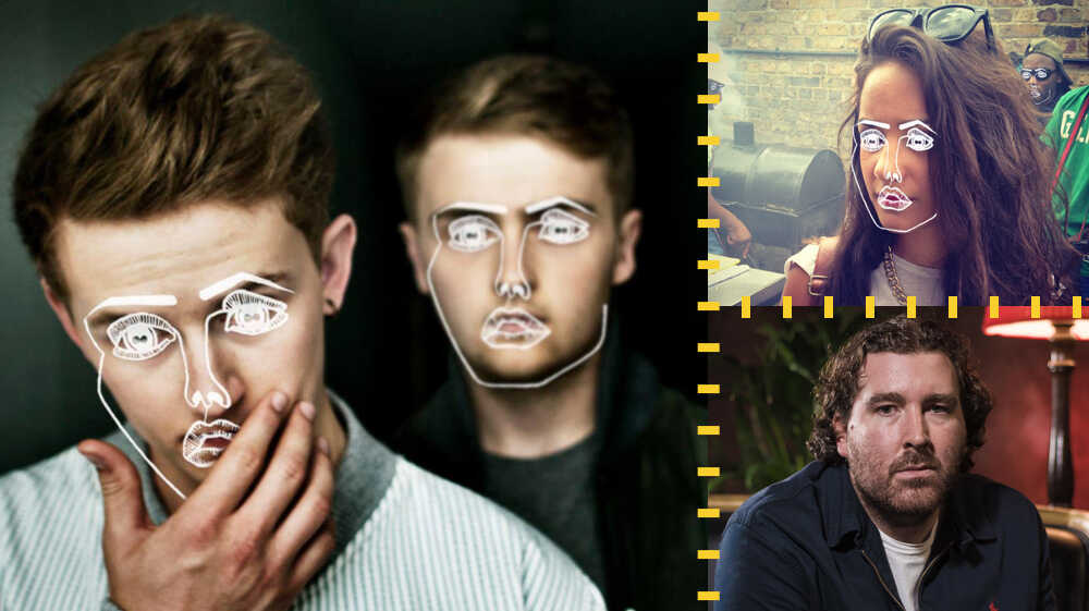British bass duo Disclosure, vocalist Ria Ritchie and remixer Joe Goddard