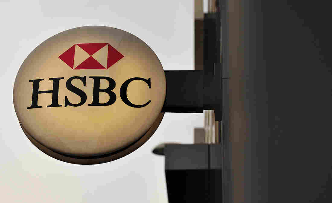 A picture shows the logo on an HSBC branch on Dec. 5, 2011. Britain's financial regulator said on Dec. 5 that it had fined HSBC 10.5 million British pounds after one of the banking giant's subsidiaries missold financial retail products to elderly clients.
