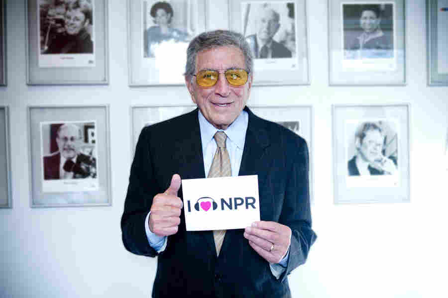 Tony Bennett at NPR's New York Bureau.