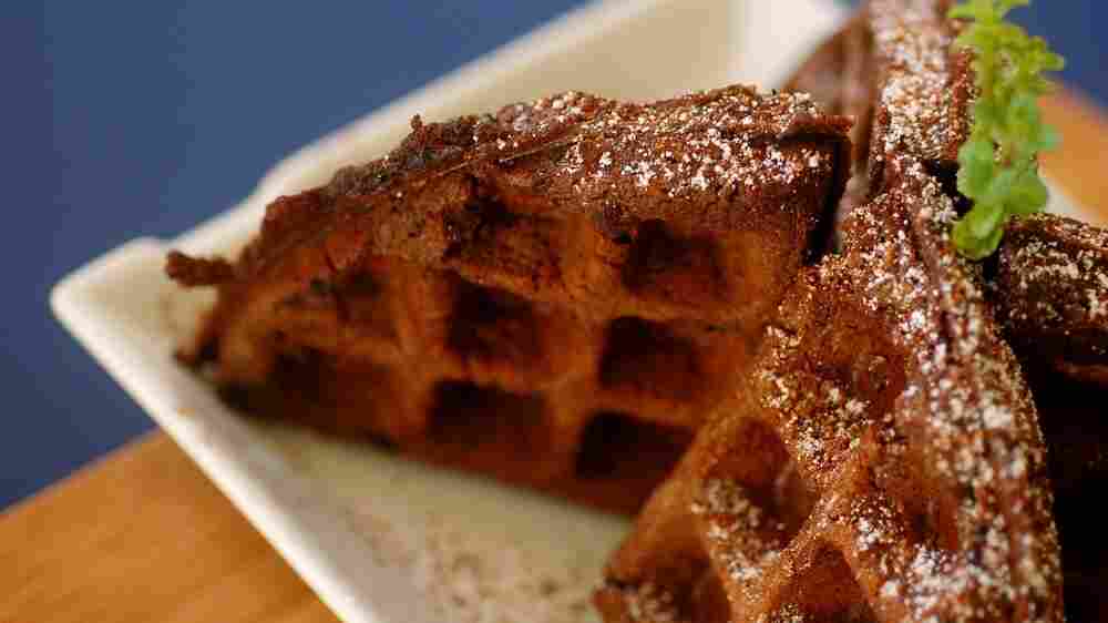 Chocolate waffles