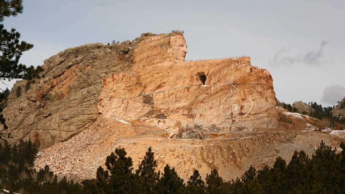 The Slow Carving Of The Crazy Horse Monument NPR