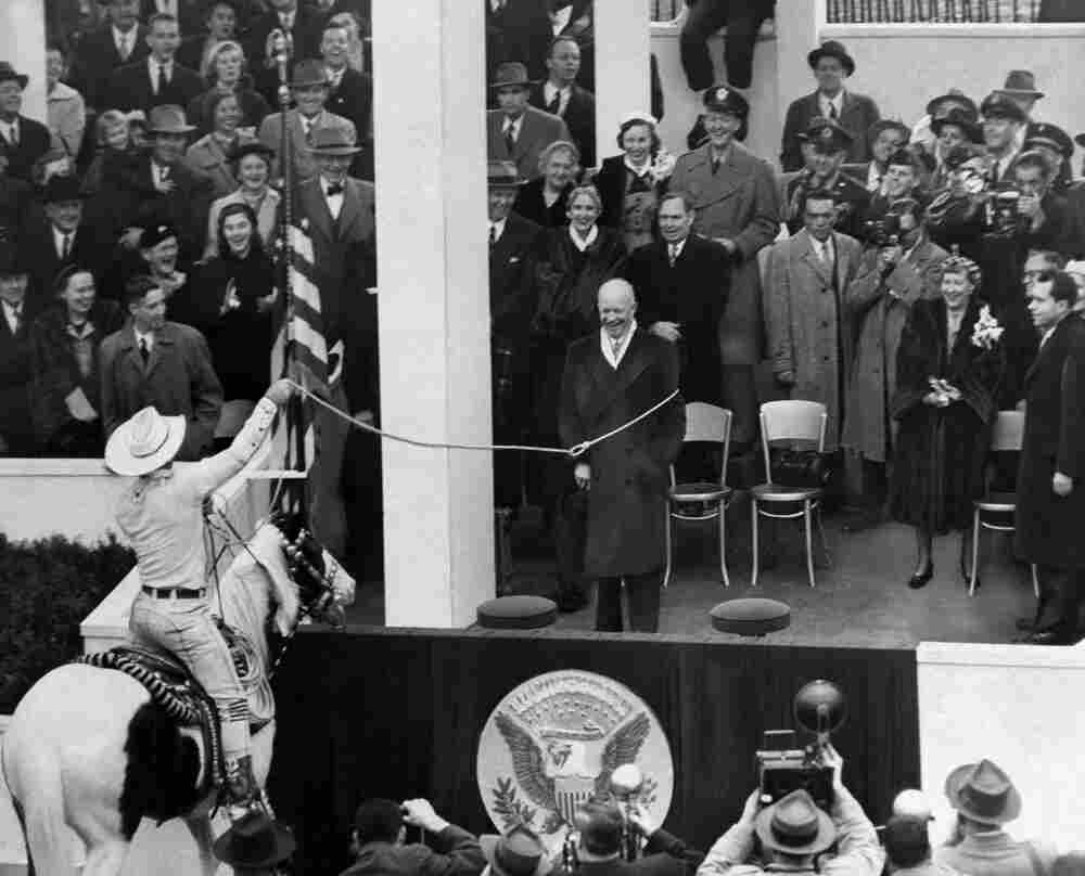 That's right. During Dwight Eisenhower's inaugural parade in 1953, the president was lassoed by cowboy Monte Montana.