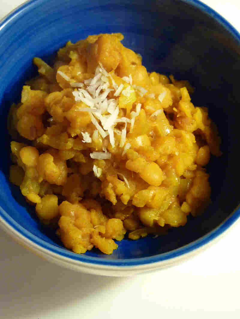 Yellow Split Peas With Coconut