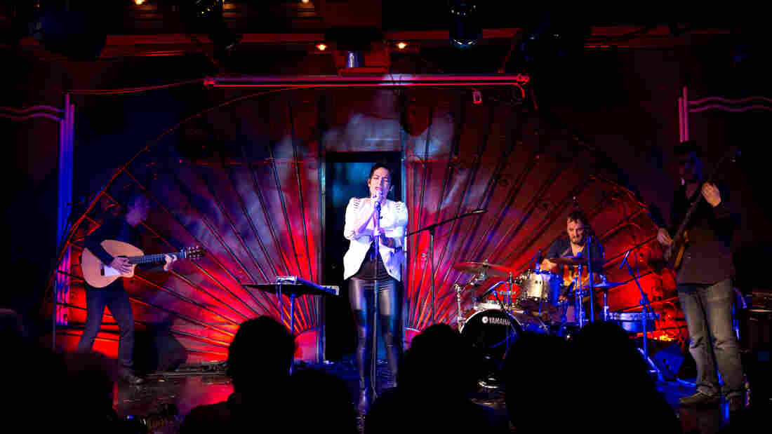La Shica performs live at Webster Hall in New York City for globalFEST 2013.