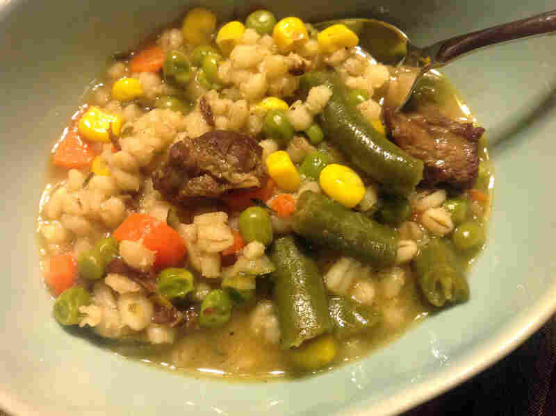 Mom's Beef And Barley Soup