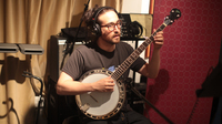 Sean Lennon in the studio, during production of the Alter Egos soundtrack.