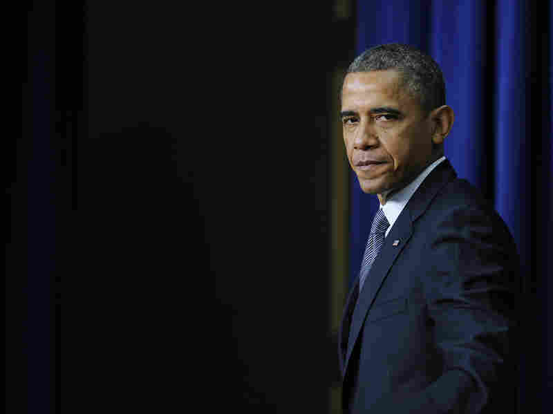 President Barack Obama attends an event on gun violence reduction proposals at the White House on Wednesday.