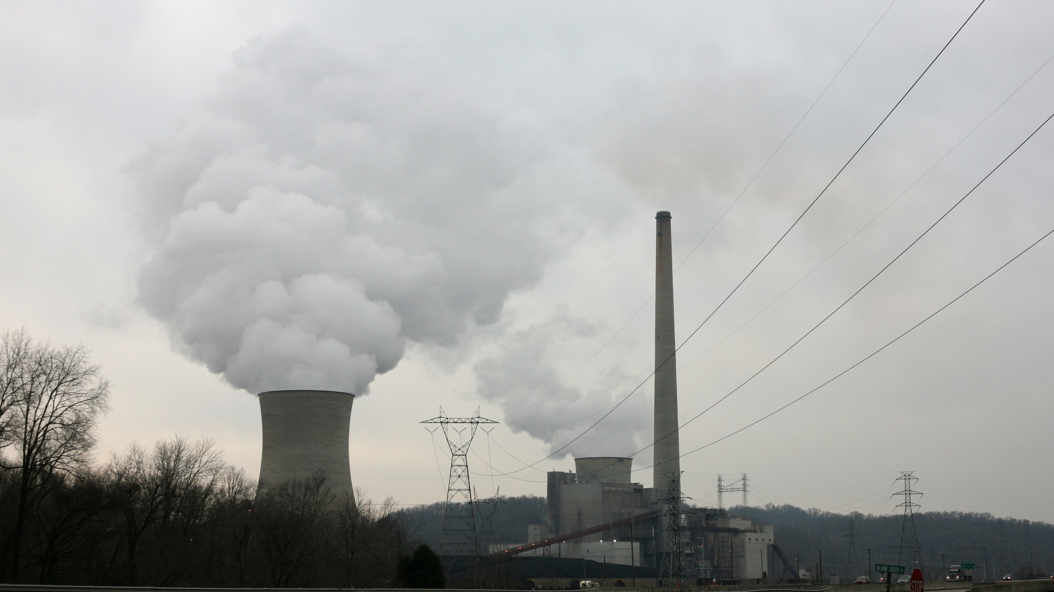 The Big Sandy Power Plant, 4 miles north of Louisa, is the biggest industry in Lawrence County. Local residents blame President Obama's environmental policies for the company's plans to close the plant in 2015. (NPR)