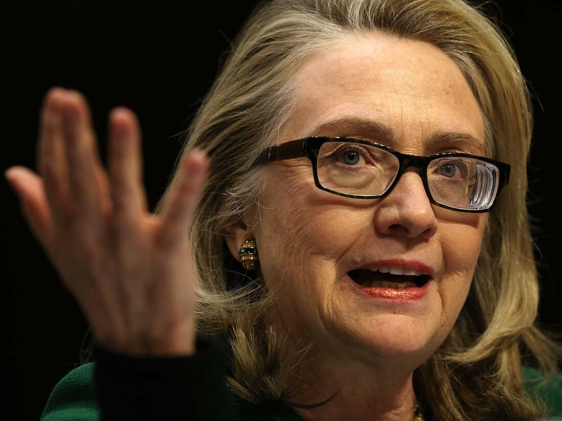 Secretary of State Hillary Clinton testifies before the Senate Foreign Relations Committee about the attacks against the U.S. mission in Benghazi, Libya.