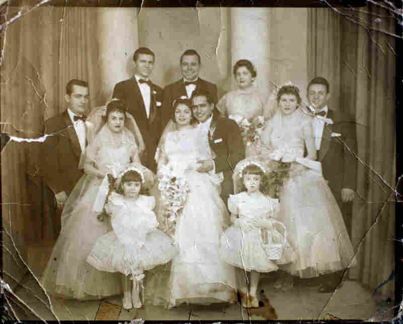 Camacho and Juan Bonet are seen on their wedding day. Her family has deep roots in Puerto Rico. She says she doesn't want to leave, but may eventually have to join her daughter in Central Florida.