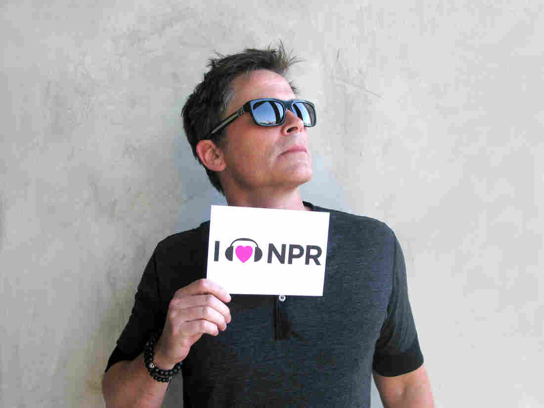 Rob Lowe at NPR West.