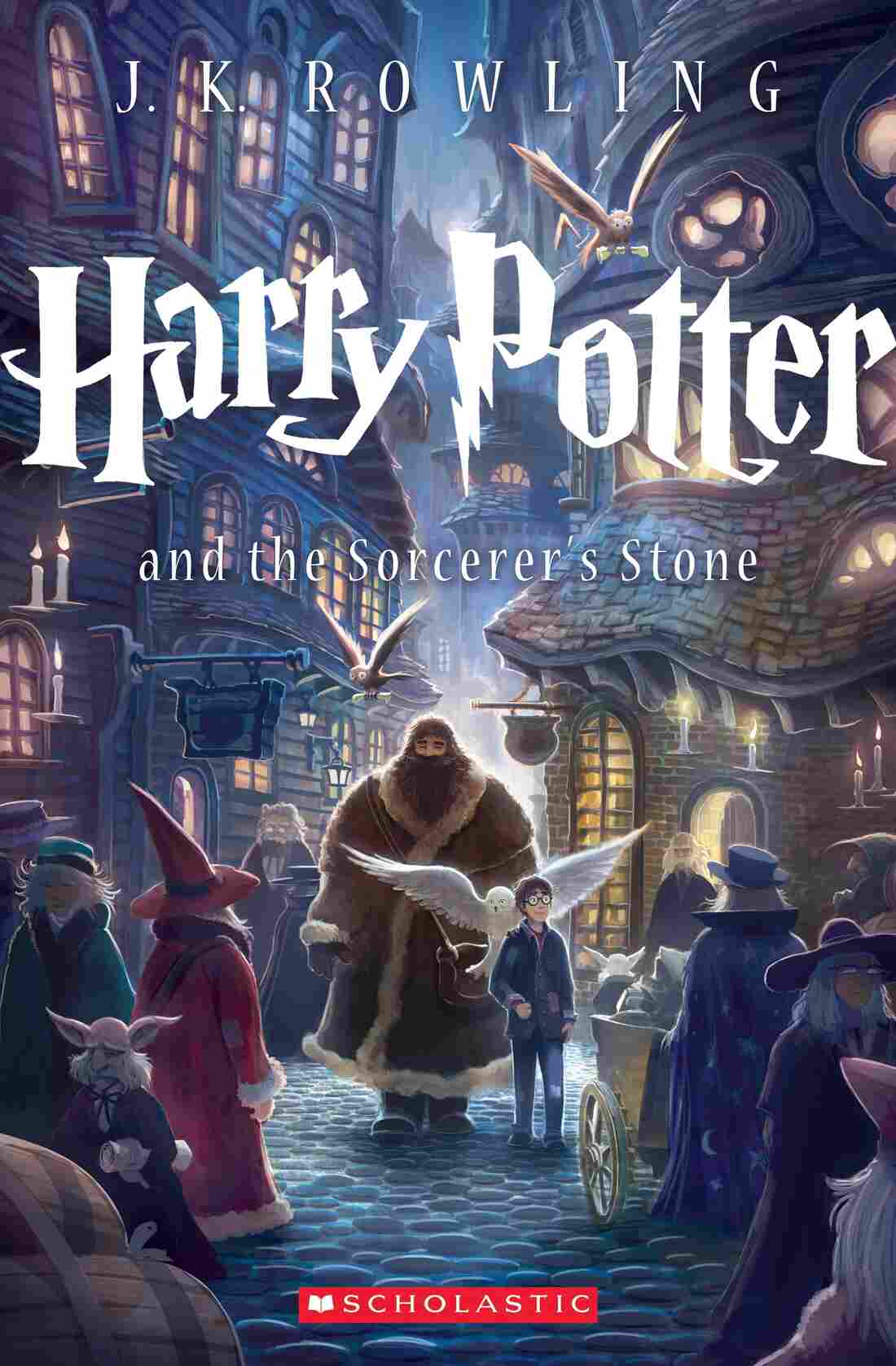 The new trade paperback cover of Harry Potter And The Sorcerer's Stone.
