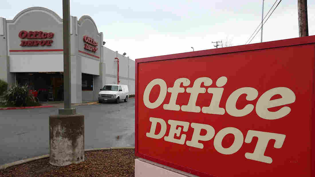 An Office Depot store in San Rafael, Calif.