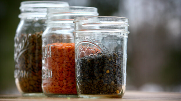 3 kinds of lentils