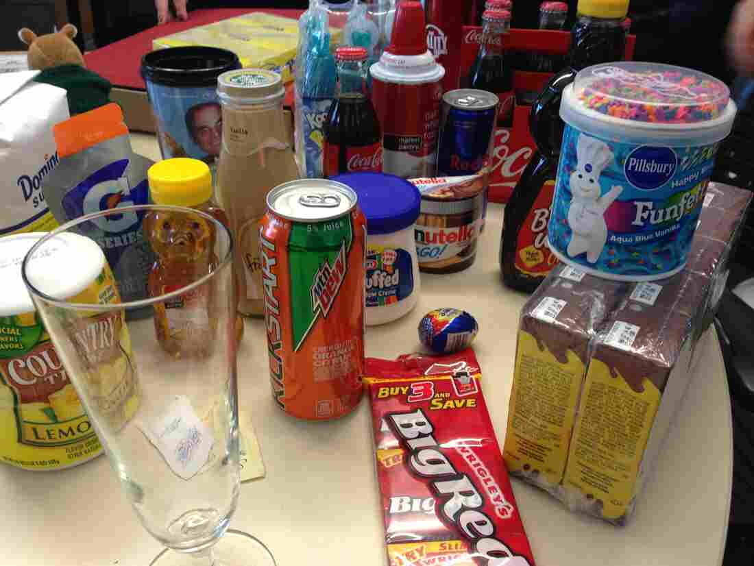 The raw materials.