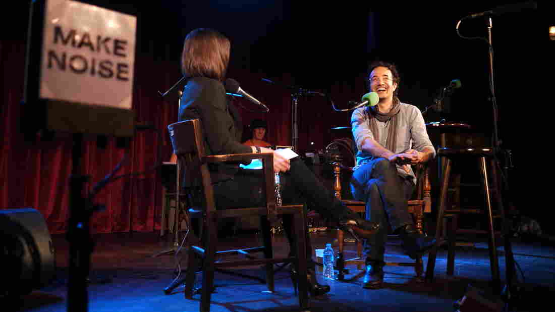 "I feel sort of like a vampire would feel. I want to suck the blood of science and dispose of the corpse." - Jad Abumrad, this week's V.I.P. (that's Very Important Puzzler) and host of the public radio show Radiolab.