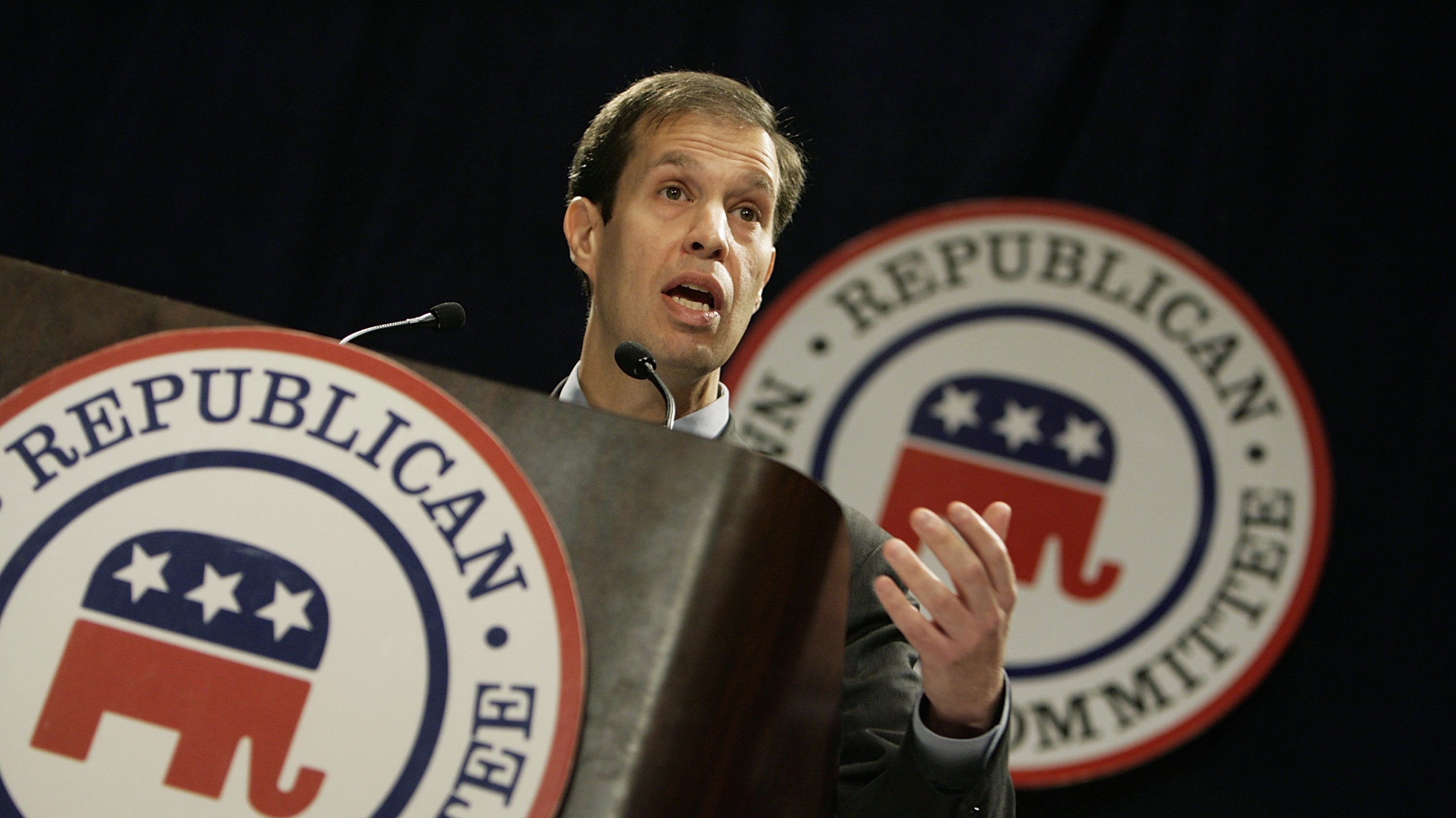 Ken Mehlman, then chairman of the Republican National Committee, speaks during a meeting at the Capitol Hilton in January 2006 in Washington, D.C. (Getty Images)