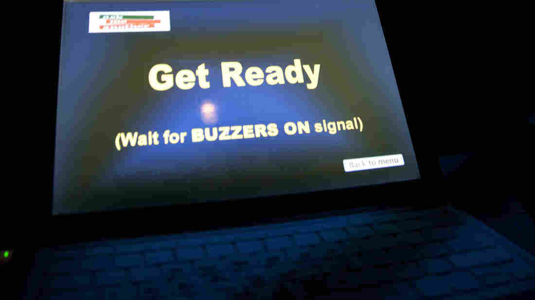 Buzzers in hand? Get ready to play.