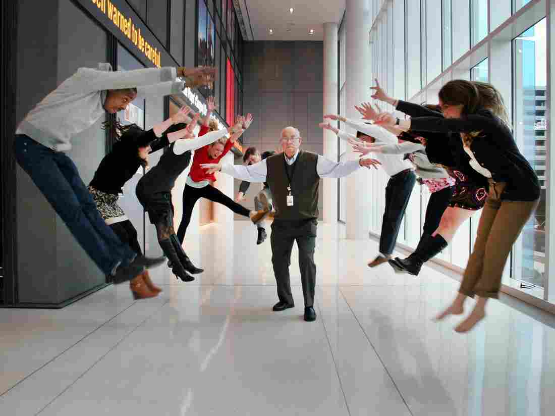 Carl Kasell at NPR headquarters in Washington, D.C.