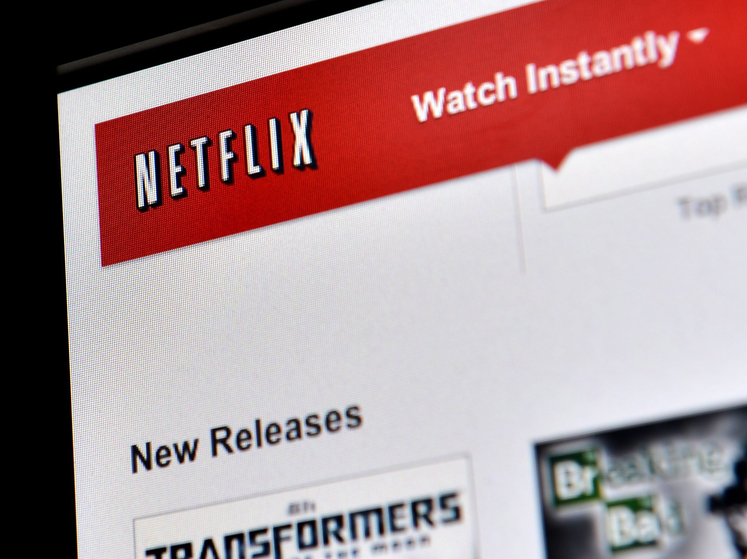 Netflix was ordered to close-caption all its films by next year. (EPA /Landov)