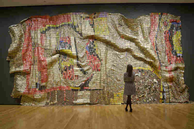 Earth's Skin by El Anatsui, 2007.