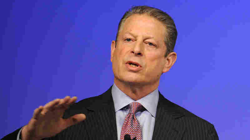 Former U.S. Vice President Al Gore delivers a speech during the United Nations Climate Change Conference in Copenhagen on Dec. 15, 2009.